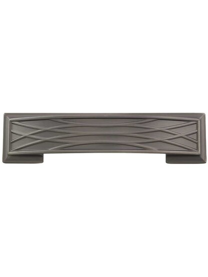 Aberdeen Cup Pull - 3 3/4 inch Center-to-Center in Brushed Pewter.